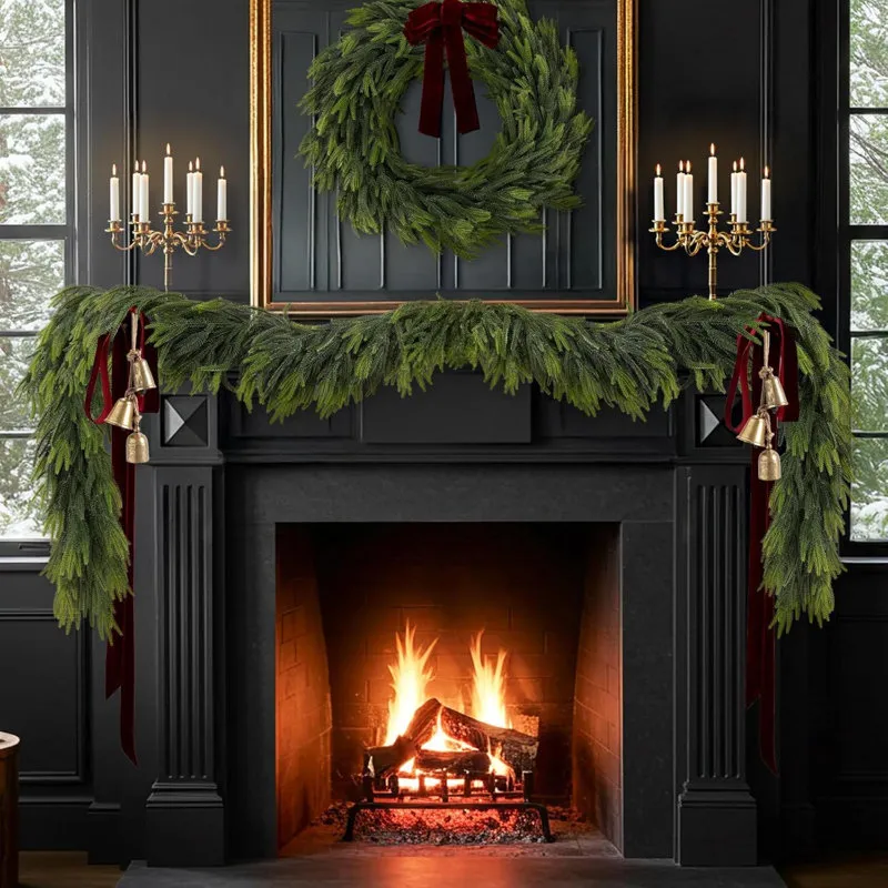 The Holiday Aisle® Norfolk Pine Christmas Garland & Reviews | Birch Lane