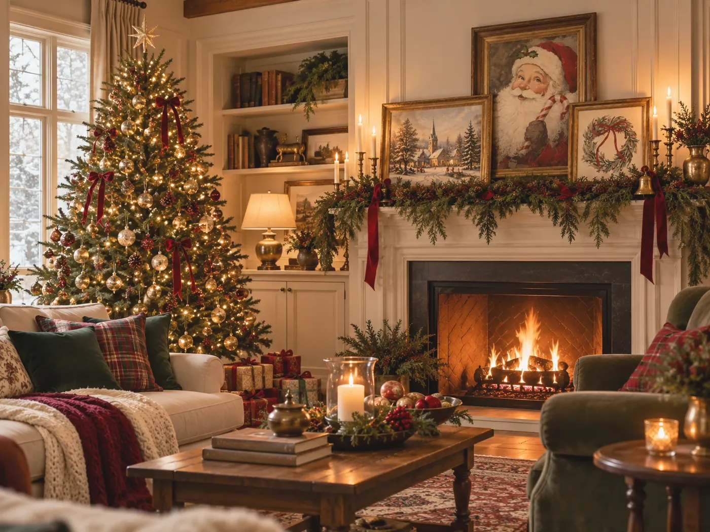 The Prettiest Christmas Framed Art - House Becomes Home Interiors