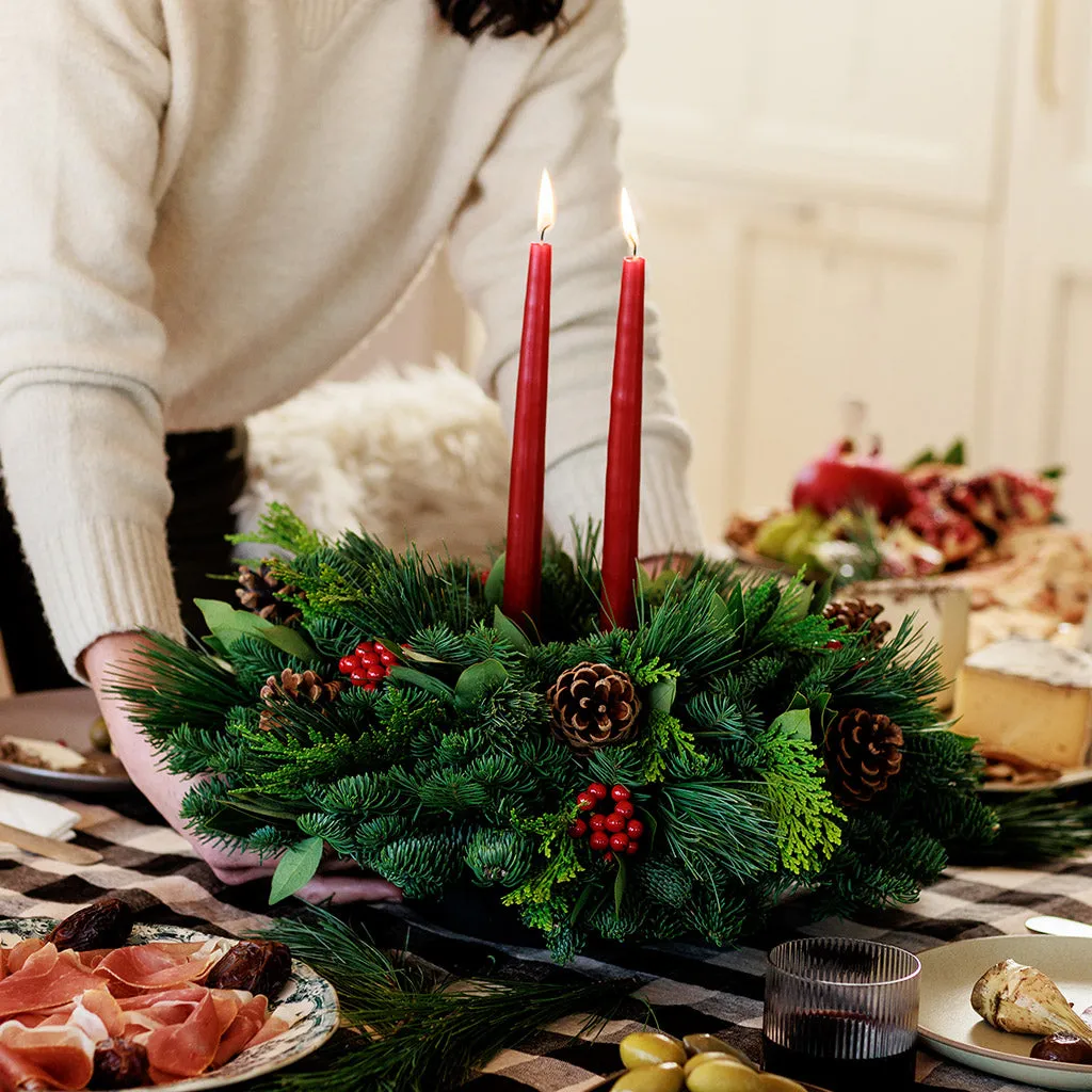 Tidings of Joy: Radiant Christmas Table Centerpiece Ensemble – Lynch Creek  Farm
