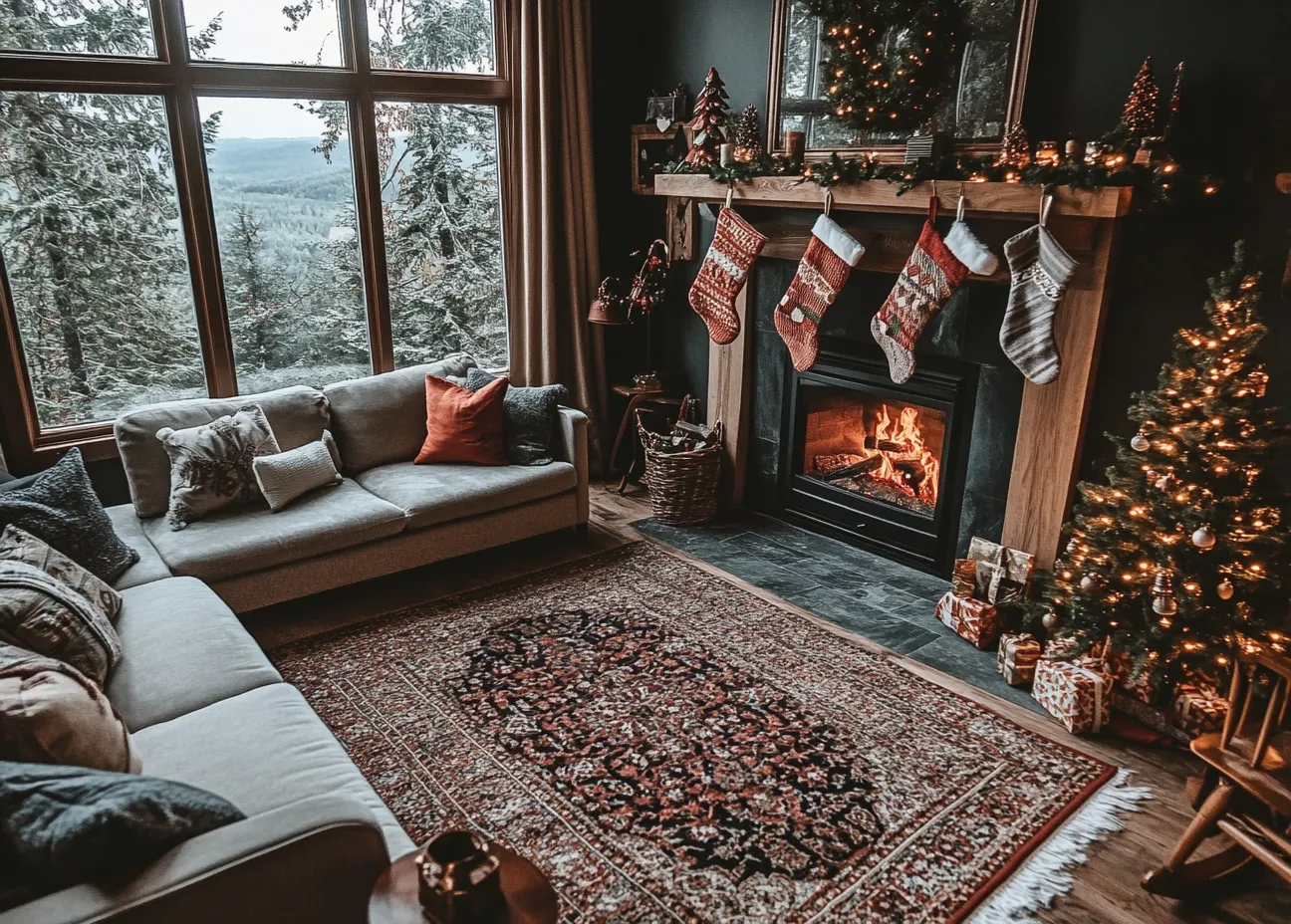 Timeless Christmas Decor for a Cozy, Elegant Living Room — Living Bright Interiors