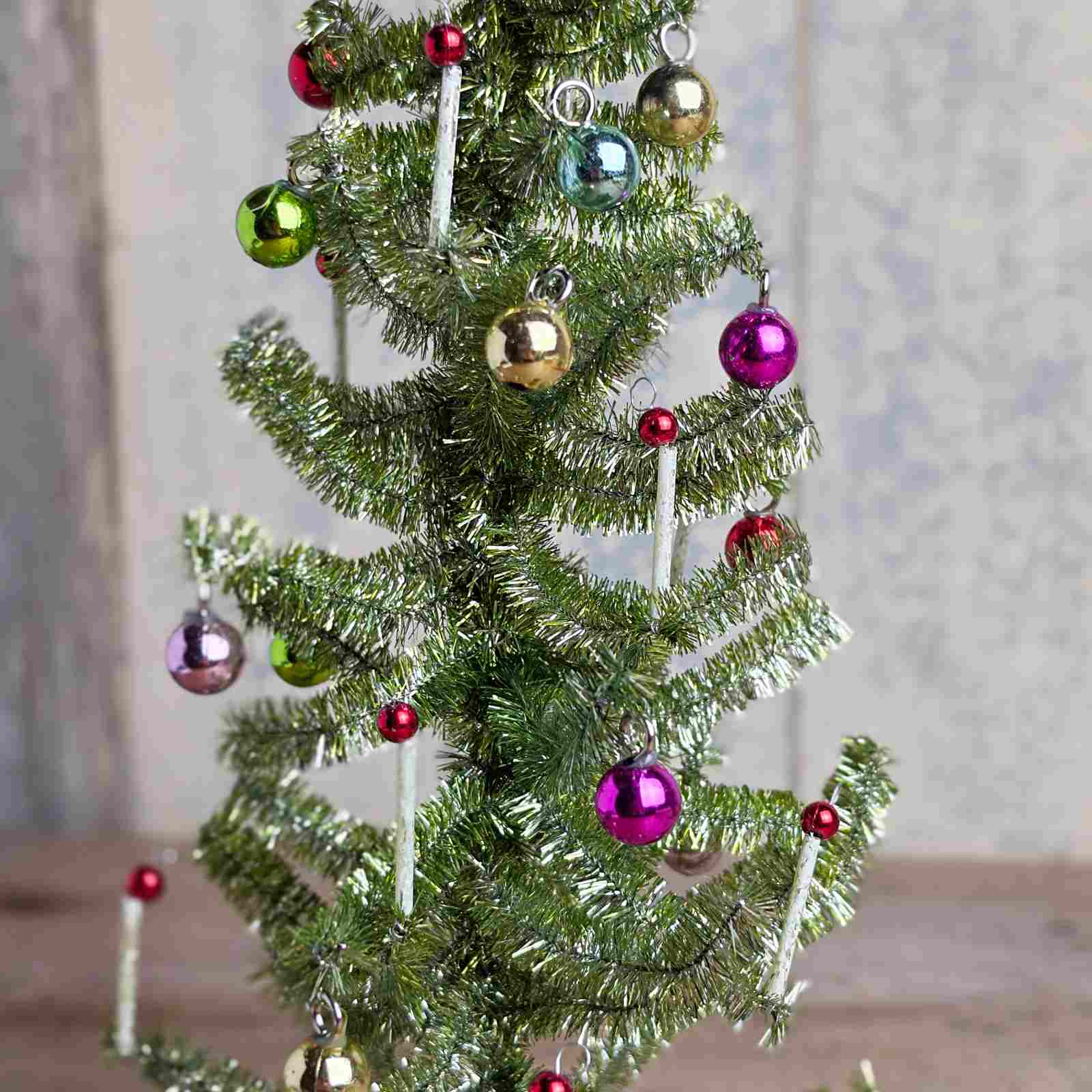 Tinsel Christmas Tree Decoration – Closet & Botts