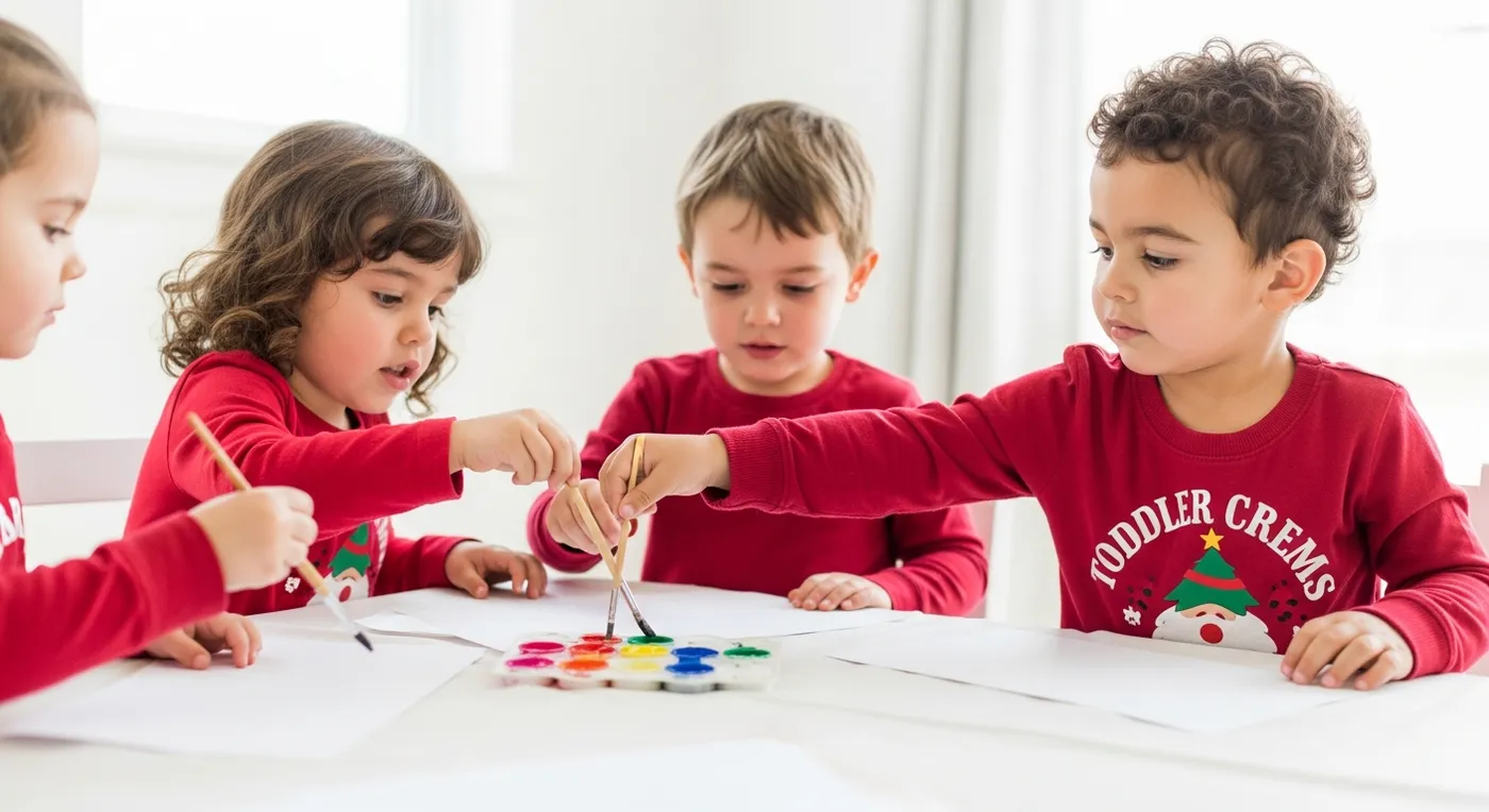 Toddler Christmas Paint Crafts: Creative Holiday Art Ideas | Speech Blubs