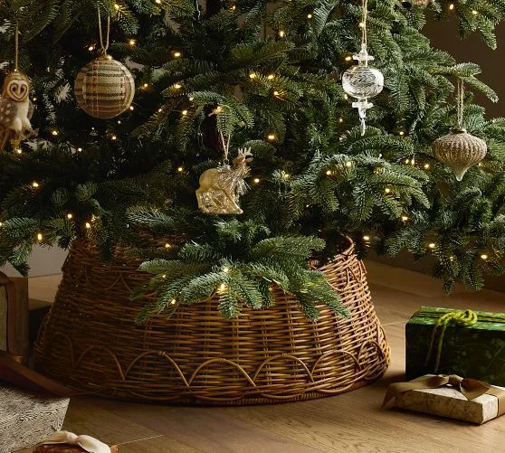 Tree Collar Tree Skirts & Tree Collars | Pottery Barn