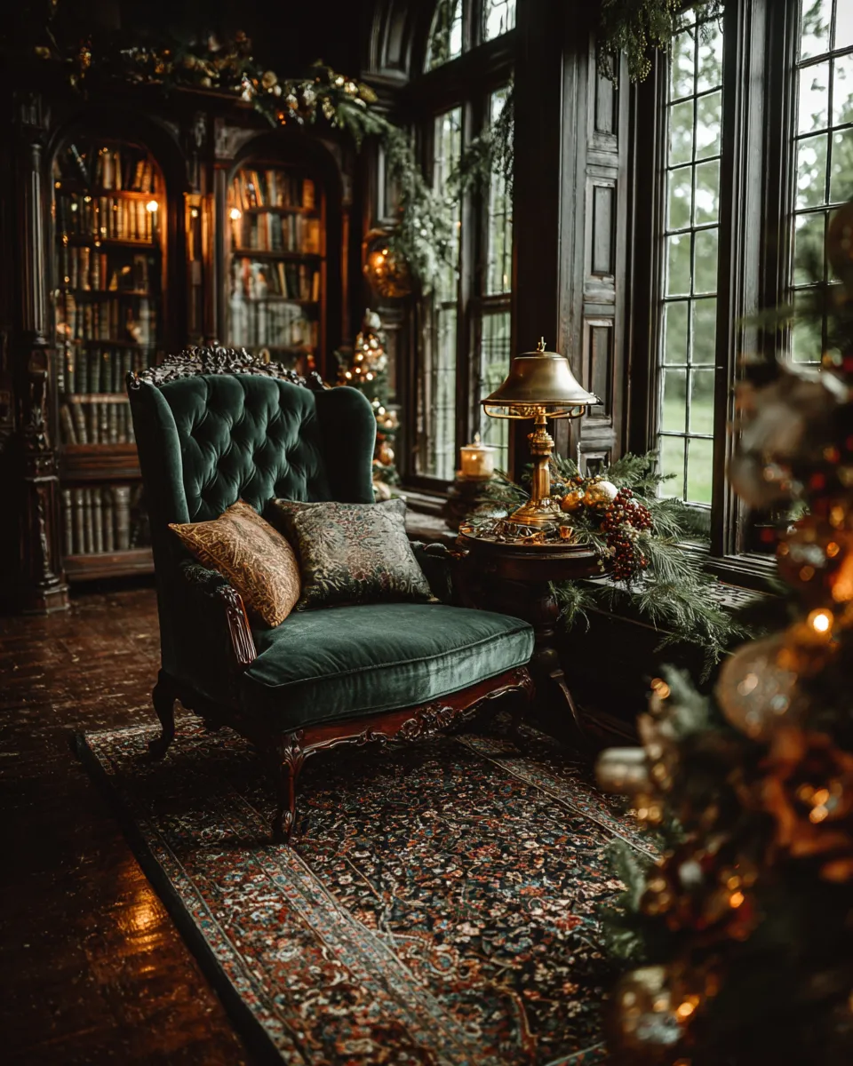Victorian Christmas Magic: Cozy Nook for the Holidays ✨