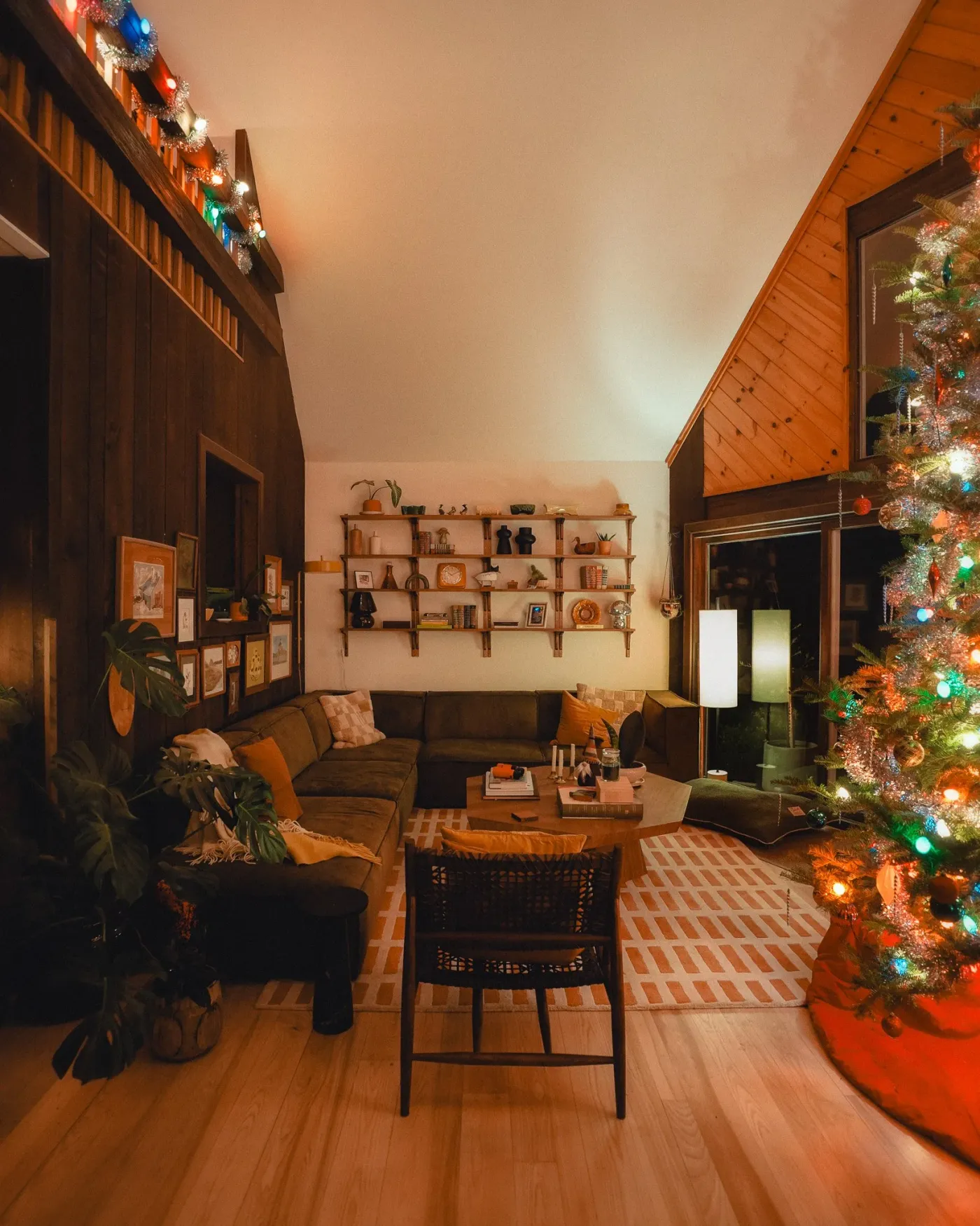 Vintage Colored Christmas Lights On House How Christmas Lights Make The Trees – JENRON DESIGNS