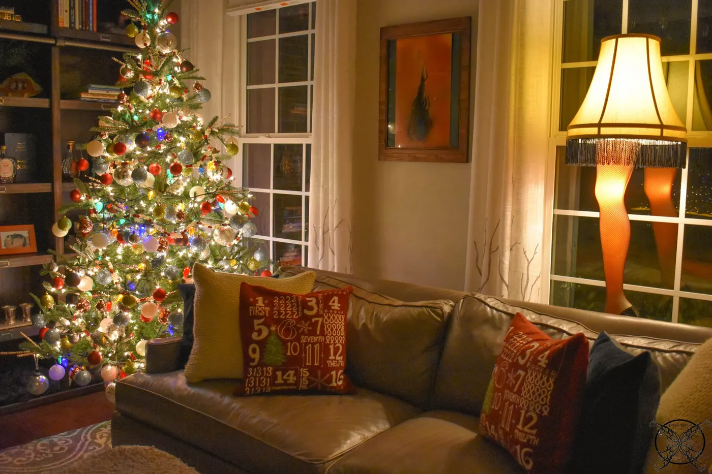 Vintage Colored Christmas Lights On House How Christmas Lights Make The Trees – JENRON DESIGNS