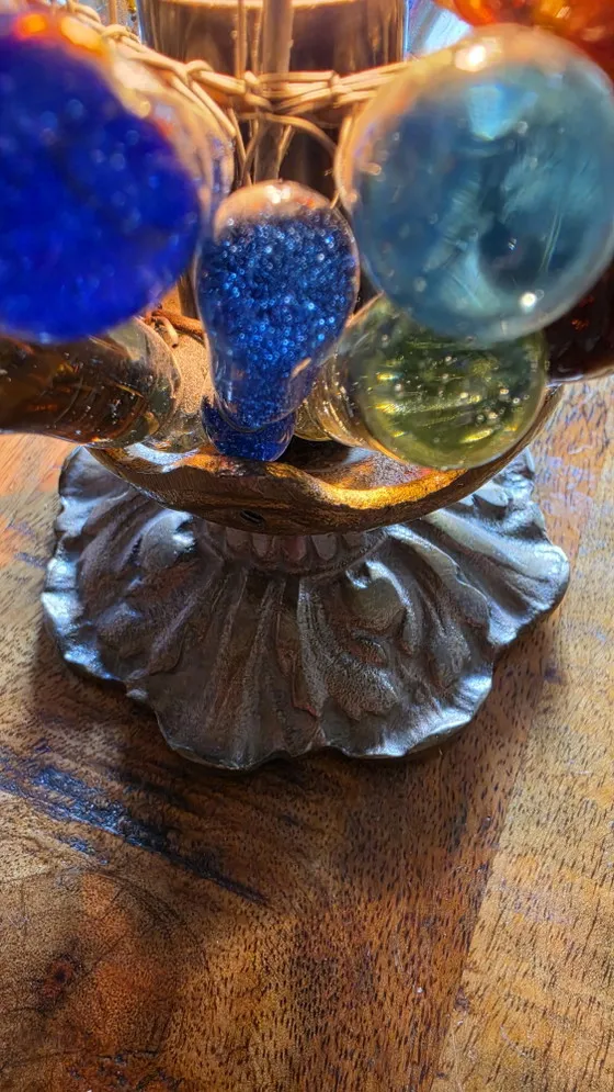 Vintage Hollywood Regency-Style Art Glass | Table lamps second-hand |  Whoppah