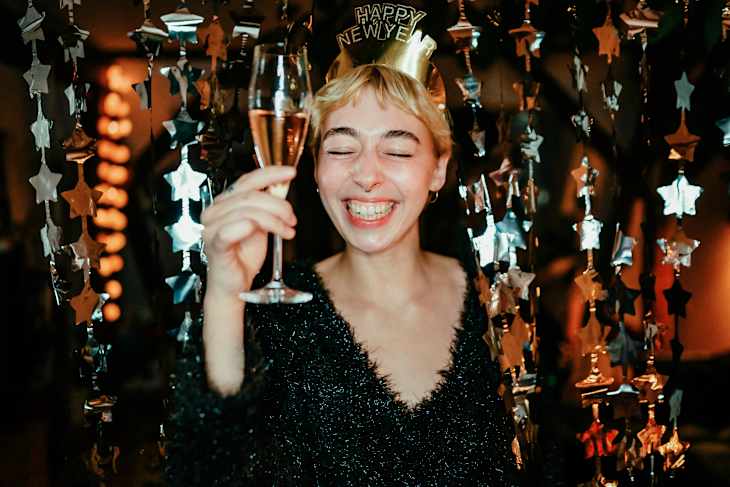 Walmart's Foil Curtains Are the Ultimate NYE Party Find | Apartment Therapy