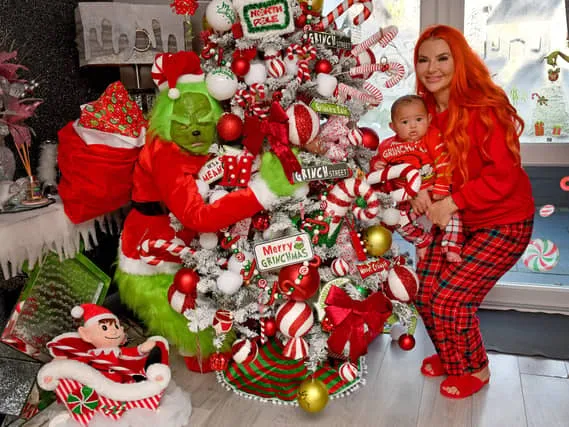 Walsall family in 'disbelief' after Grinch-themed Christmas decorations  prove an online hit