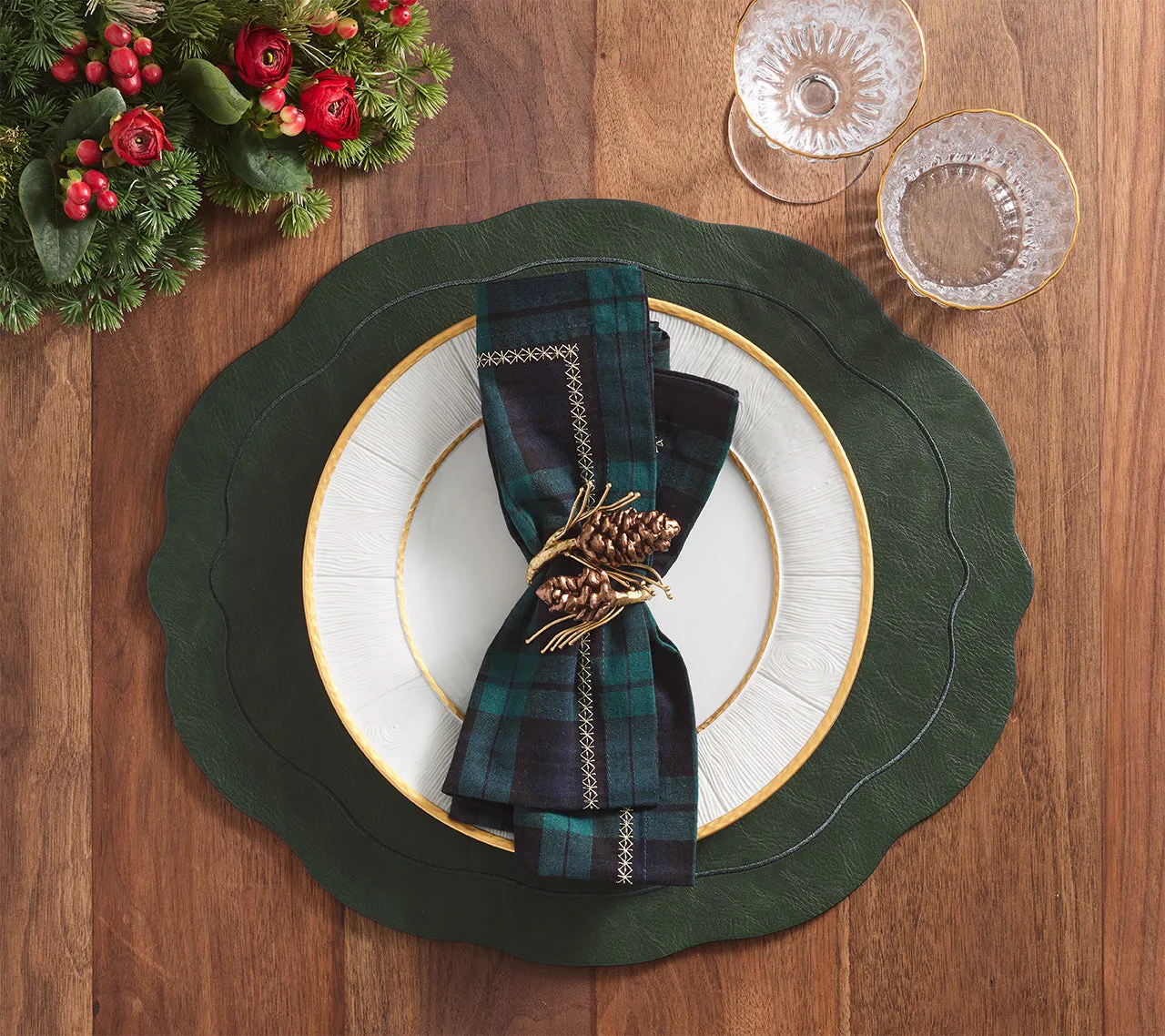 Wildwood Napkin Ring in Multi, Set of 4