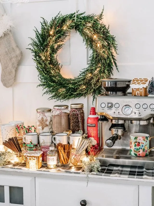 Winter Coffee Bar Story - A Blissful Nest