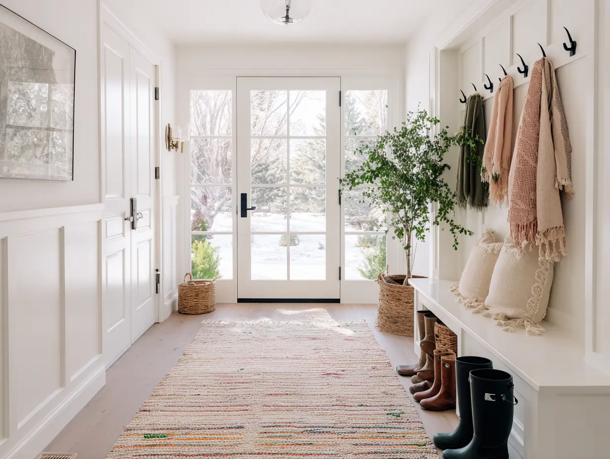 Winter Entryway Ideas: How To Style Your Space For Dark, Wet Months