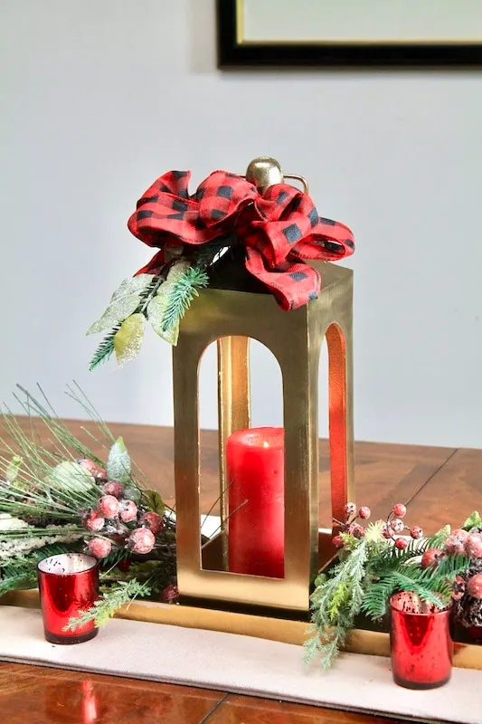 Winter Woods Centerpiece DIY Christmas Table Decorations