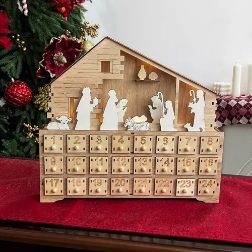 WOODVALE Manor Advent Calendar by Masons Home Decor
