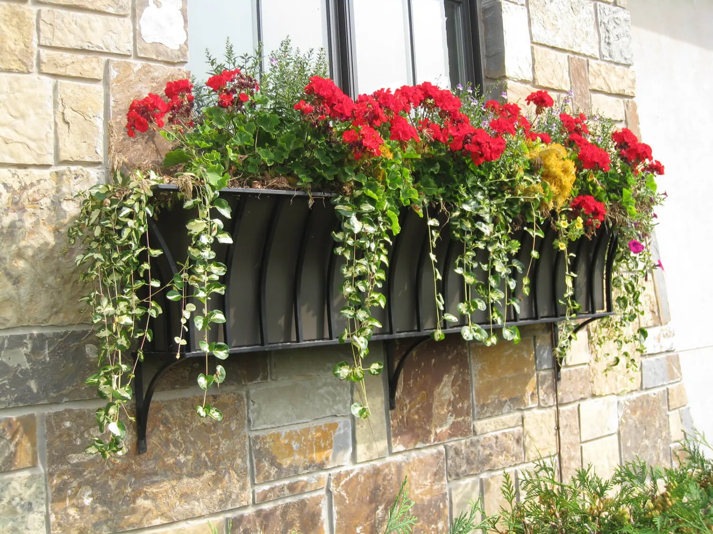 Wrought Iron Window Boxes & Window Treatments in Twin Cities, MN | Wrought Iron Window Flower Box Near Me