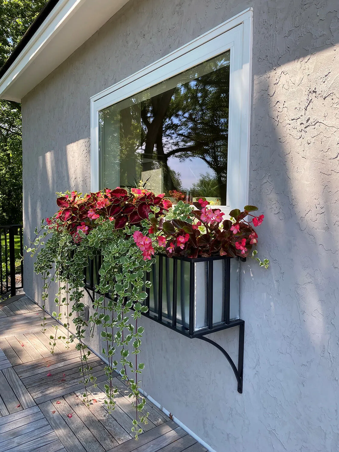 Wrought Iron Window Boxes & Window Treatments in Twin Cities, MN | Wrought Iron Window Flower Box Near Me